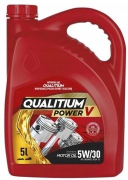 Olej syntetyczny Qualitium Power V 5L 5W-30