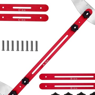 Инструмент для изготовления шаблонов ступеней лестницы,