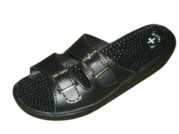 KLAPKI Z KOLCAMI FAKIRKI MASUJĄCE ZDROWOTNE MEDYCZNE ROZ 37 / 24 CM