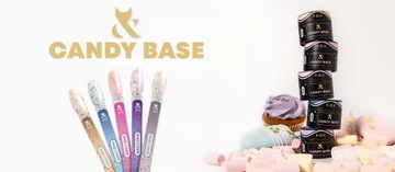 Красочная гибридная основа F.O.X Candy Base 10 мл с частицами фольги