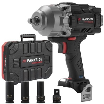 Parkside Klucz do kół PASSP 20 akumulatorowy klucz udarowy 1356Nm + NASADKI