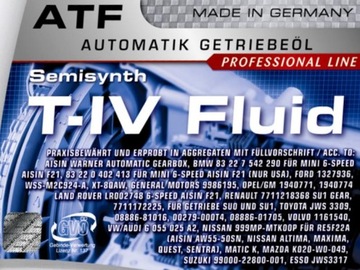 RAVENOL ATF T-IV FLUID 4L - ТРАНСМИССИОННОЕ МАСЛО
