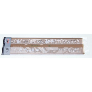 Szablon kreślarski Literki/Cyferki KOH-I-NOOR 748012