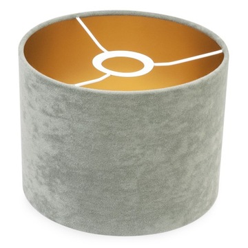 NOWOCZESNY ZŁOTY ABAŻUR WELUR 20 cm