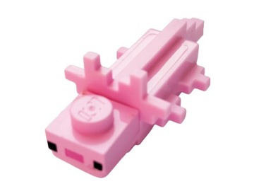LEGO Figurka Minecraft Axolotl mineaxolotl02