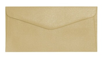 Koperta ozdobna DL pearl złoty 10szt. 150g/m2