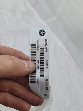 JEEP WRANGLER JL 21 22 TAŠKA POTAH PYTEL NA STÍNÍTKO PANEL 68297726AD