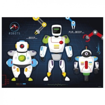 Podkład oklejany na biurko ROBOTY (PORO11)