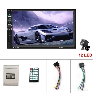 Brak sterowania 12 stylu LED Radio Samochodowe MP5 7 Uniwersalne FM