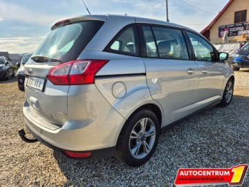 Ford C-MAX II Minivan 1.0 EcoBoost 100KM 2014 Ford C-MAX Czujniki Parkowania Klimatyzacja Grzane Fotele Pelen Serwis, zdjęcie 9
