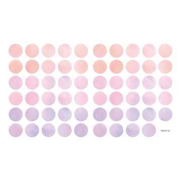 Polka Dot Naklejka ścienna PVC Naklejki ścienne Nordic