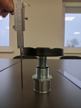 Podstawka adapter podnośnik dwukolumnowy guma