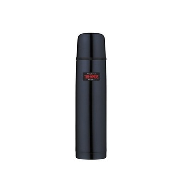 THERMOS Termos z przyciskiem na nakrętce oraz z kubkiem ciemnoniebieski 750