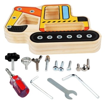 Montessori Screw Driver Board Nut Tool Pomoce