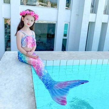 ХВОСТ РУСАЛКИ ARIEL КУПАЛЬНЫЙ КОСТЮМ С ПЛАВНИКАМИ РУСАЛКИ