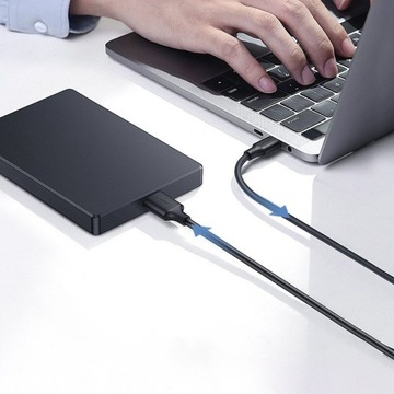 Кабель Micro-B USB 3.0 — USB-C UGREEN US312 1 м