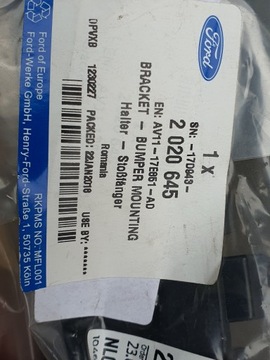 FORD B-MAX AV11 РАЗДВИЖНАЯ ЗАДНЯЯ ПРАВАЯ ПРАВАЯ
