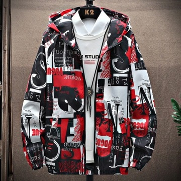 2023 Spring Men's Windbreakers Casual Hooded Jacke