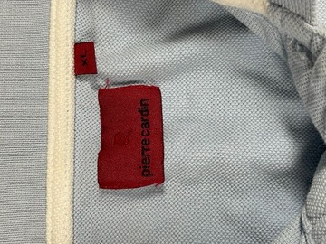 Pierre Cardin polo męskie tricolor unikat logo L