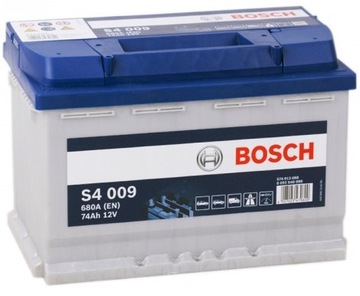 AKUMULATOR BOSCH S4 009 74Ah 680A L+