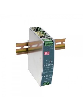 Zasilacz Mean Well EDR-75-24, DIN, 24V, 3,2A, 75 W