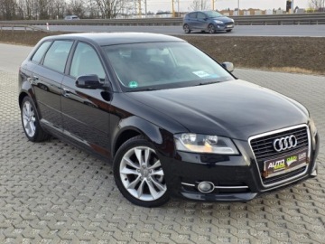 Audi A3 8P Hatchback 3d 1.4 TFSI 125KM 2011 Audi A3 Sportback 1.4 125PS Automat Nowy Rozrzad Czarna Gwarancja 1.4, zdjęcie 1