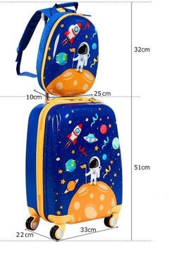 ДЕТСКИЙ ЧЕМОДАН КОСМОС + РЮКЗАК