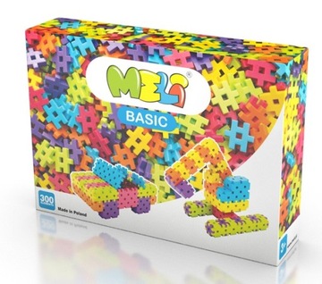 MELI BASIC 300 ВАФЕЛЬНЫЕ КОНСТРУКТОРЫ + КАРТОЧКИ