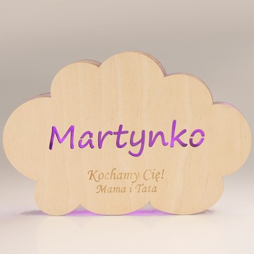 LAMPKA pilot USB prezent DZIECKA imiona kolory