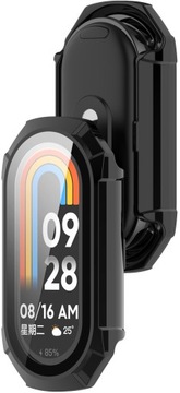 ЗАЩИТНЫЙ ЧЕХОЛ + ЗАКАЛЕННОЕ СТЕКЛО 2в1 ДЛЯ XIAOMI MI BAND 8 | ВЫБОР ЦВЕТА