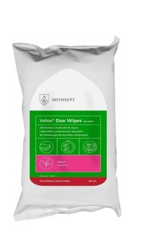 VELOX DUO WIPES CHUSTECZKI DO DEZYNFEKCJI 50SZT.