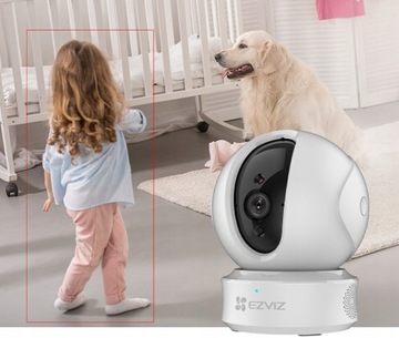 WIFI AI-КАМЕРА Indoor EZVIZ C6CN PRO +Карта 64