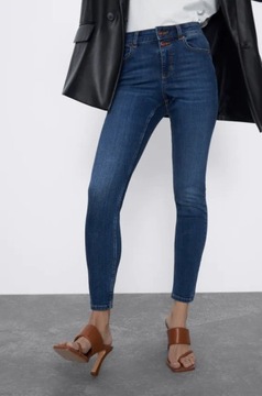 ZARA SPODNIE DAMSKIE JEANSY NIEBIESKIE 36 1MYB