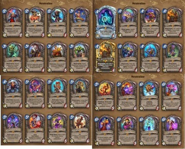 Учетная запись Hearthstone: 166 легенд и 100 наборов