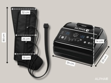 Дренаж Лимфатический Устройство Упругое - Массажер Для Ног ALPHA Прессотерапия
