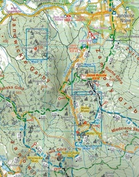 КАРКОНОШЕ ГОРЫ ИЗЕРСКИЕ ВАЛБЖИСКИ КАЧАВСКИЕ РУДАВЫ КАРТА x 4 КОМПАС