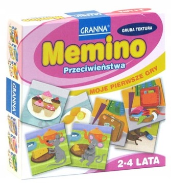 Granna Moje Pierwsze Gry Memino Przeciwieństwa