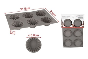 FORMA SILIKONOWA DO CIASTEK BABECZEK MUFFINEK