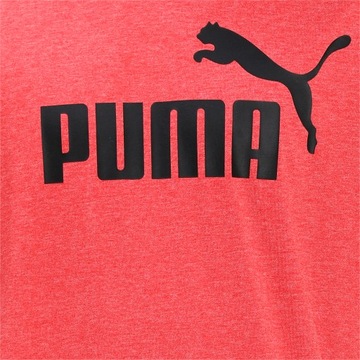 Puma pánske tričko Ess Heather Tee červené XL