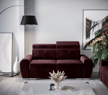 Sofa Kanapa Rozkładana Zagłówki 180 KS05 O-sofa