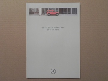 Prospekt - MERCEDES G-KLASSE W463 - 1995 r