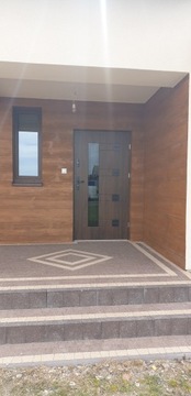 Гибкая фасадная доска из красного дерева 16