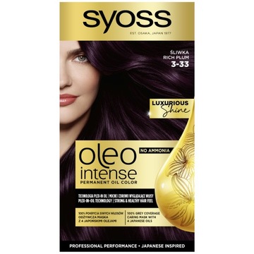 Syoss Oleo Intense farba do włosów 3-33 Rich Plum