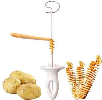 MASZYNKA DO ZIEMNIAKA CHIPSÓW ZAKRĘCONA FRYTKA