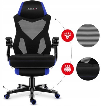 Huzaro Combat 3.0 синее игровое кресло