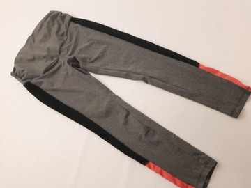 CRIVIT ciążowe LEGGINSY sportowe MELANŻ wysoki stan _ 46/48