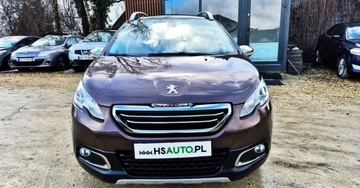 Peugeot 2008 I SUV 1.6 VTi 120KM 2014 Peugeot 2008 BENZYNA PANORAMA alcantara nawigacja super oakzja, zdjęcie 4