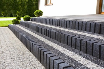 Obrzeże Palisadowe Małe Kostka Brukowa Krawężnik