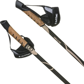 Палки для скандинавской ходьбы Carbon 1 секции Outtec 110CM