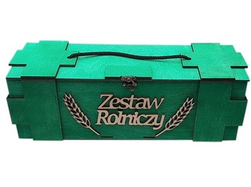 Prezent na urodziny 30 40 50 Rolnik SKRZYNKA